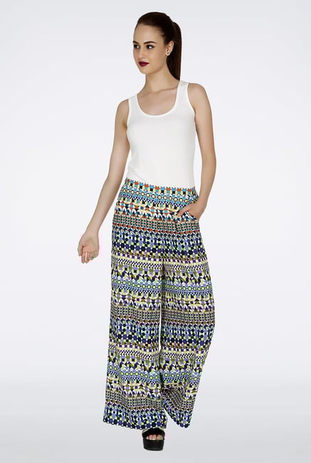 109 F Multicolor Printed Palazzos 109 F Multicolor Printed Palazzos