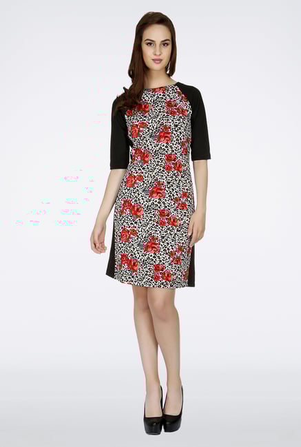 109 F Multicolor Floral Printed Dress 109 F Multicolor Floral Printed Dress