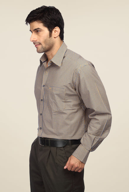 ColorPlus Yellow Checks Shirt ColorPlus Yellow Checks Shirt