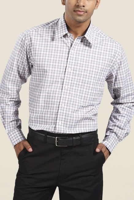 ColorPlus Grey Checks Shirt ColorPlus Grey Checks Shirt