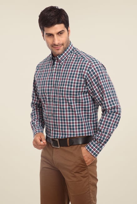 ColorPlus Green Checks Shirt ColorPlus Green Checks Shirt