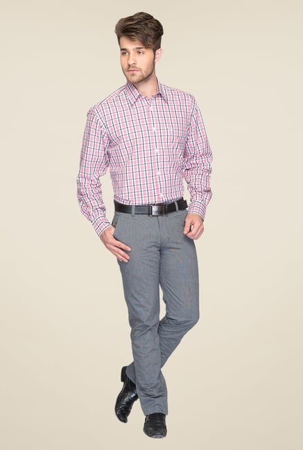 ColorPlus Pink Checks Shirt ColorPlus Pink Checks Shirt