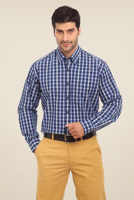ColorPlus Blue Checks Shirt ColorPlus Blue Checks Shirt