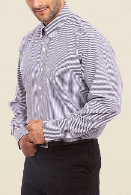 ColorPlus Light Blue Striped Shirt ColorPlus Light Blue Striped Shirt