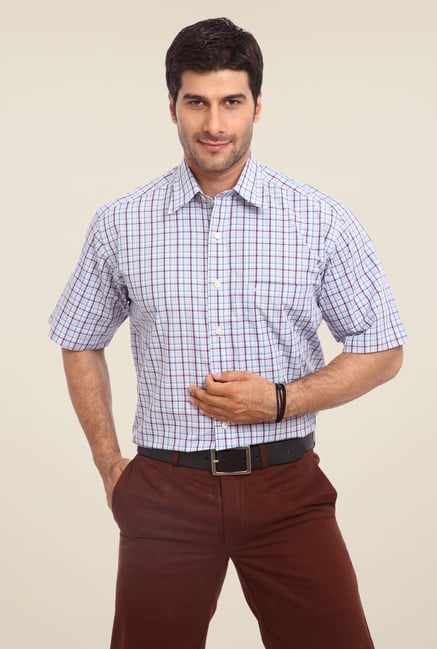 ColorPlus Blue Checks Shirt ColorPlus Blue Checks Shirt