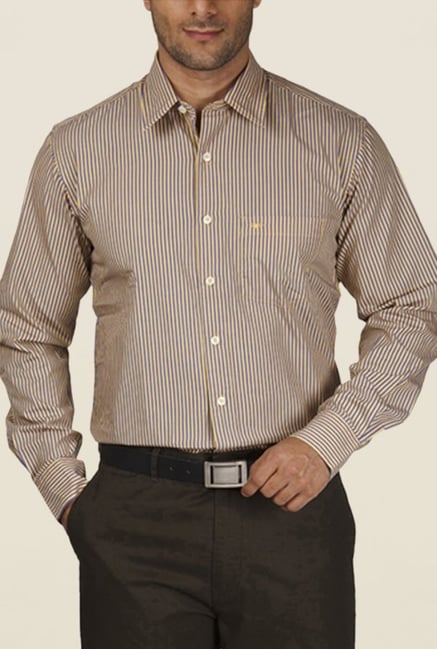 ColorPlus Yellow Striped Shirt ColorPlus Yellow Striped Shirt