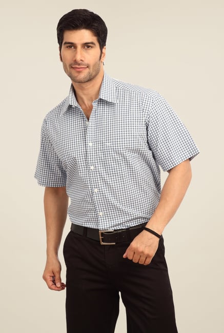 ColorPlus Grey Checks Shirt ColorPlus Grey Checks Shirt