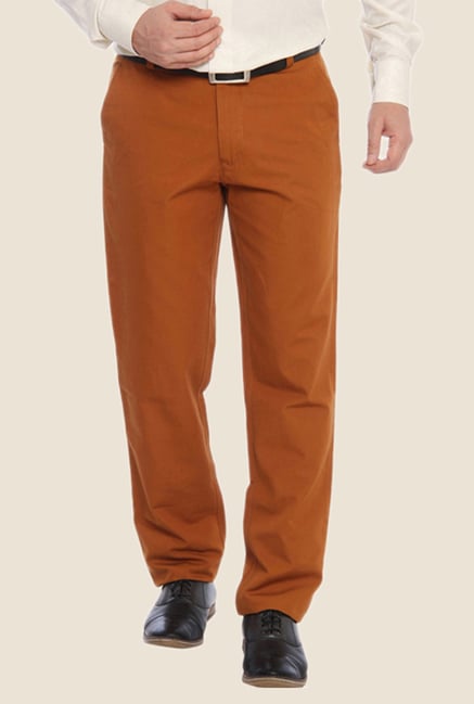 ColorPlus Orange Solid Trouser ColorPlus Orange Solid Trouser
