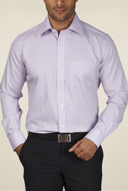 Park Avenue Violet Checks Cotton Shirt Park Avenue Violet Checks Cotton Shirt