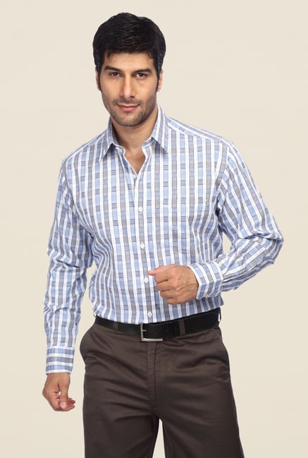 ColorPlus Blue Checks Shirt ColorPlus Blue Checks Shirt