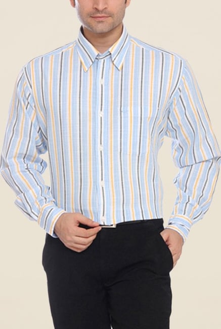 ColorPlus Light Blue Striped Shirt ColorPlus Light Blue Striped Shirt
