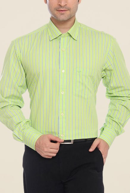 ColorPlus Green Striped Shirt ColorPlus Green Striped Shirt