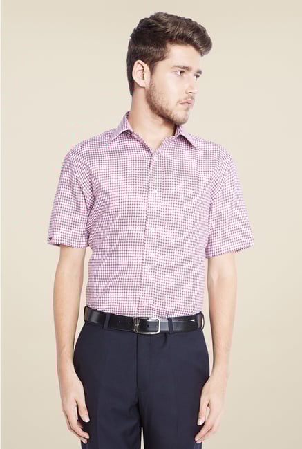 Park Avenue Purple Linen Shirt Park Avenue Purple Linen Shirt