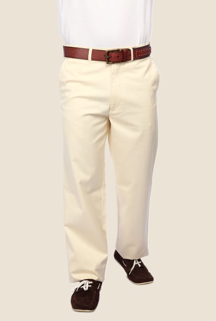 ColorPlus Beige Solid Trouser ColorPlus Beige Solid Trouser