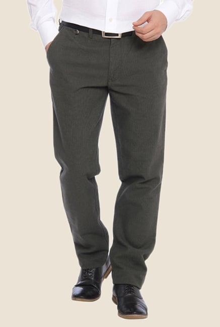 ColorPlus Grey Solid Trouser ColorPlus Grey Solid Trouser