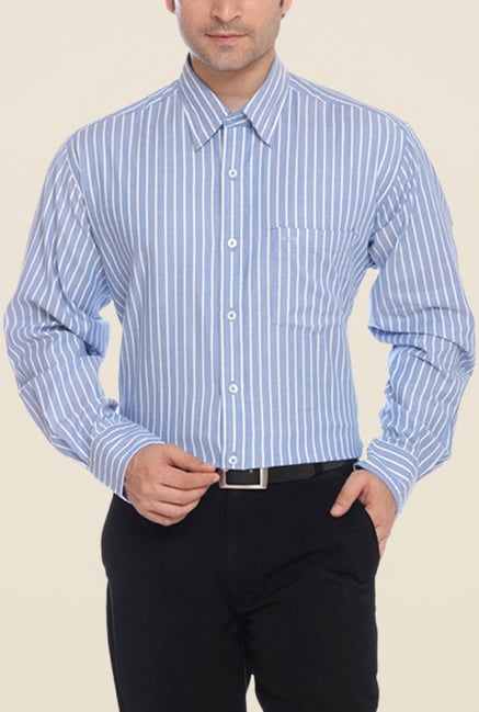 ColorPlus Blue Striped Shirt ColorPlus Blue Striped Shirt