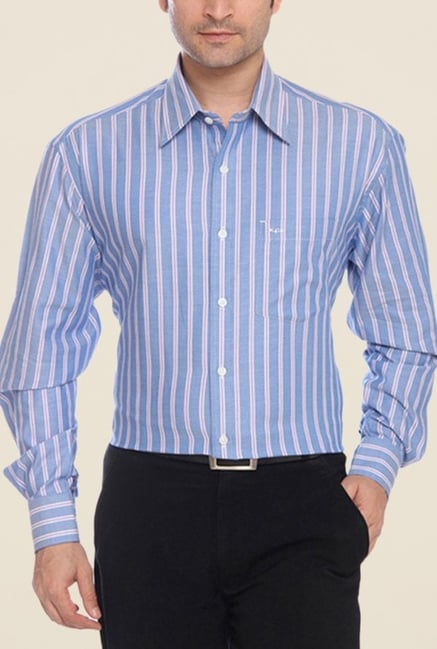 ColorPlus Blue Striped Shirt ColorPlus Blue Striped Shirt