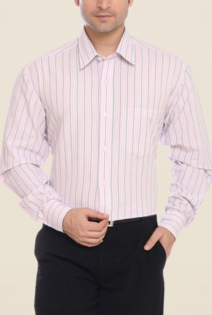 ColorPlus Pink Striped Shirt ColorPlus Pink Striped Shirt