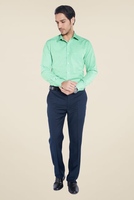 ColorPlus Green Solid Shirt ColorPlus Green Solid Shirt