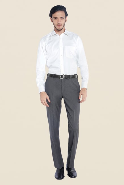 ColorPlus White Solid Shirt ColorPlus White Solid Shirt