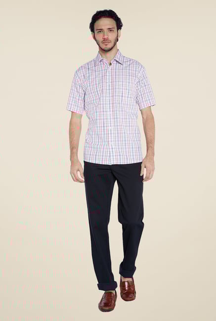 ColorPlus Light Blue Checks Shirt ColorPlus Light Blue Checks Shirt