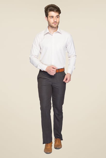 Park Avenue Beige Striped Shirt Park Avenue Beige Striped Shirt