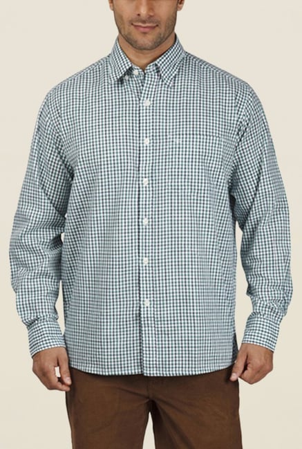ColorPlus Green Checks Shirt ColorPlus Green Checks Shirt