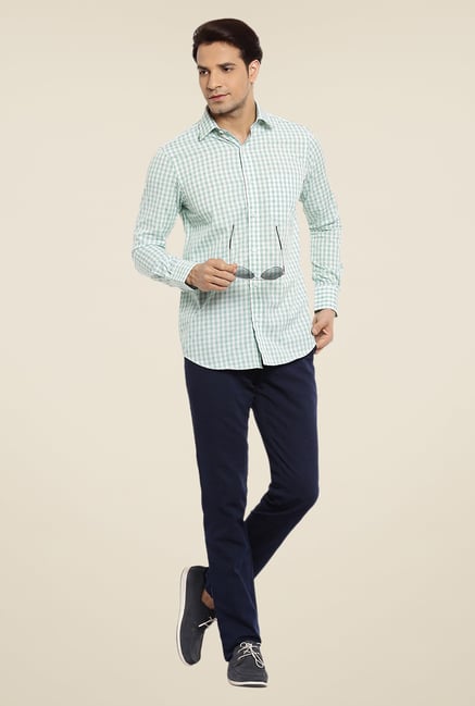 ColorPlus Green Checks Shirt ColorPlus Green Checks Shirt