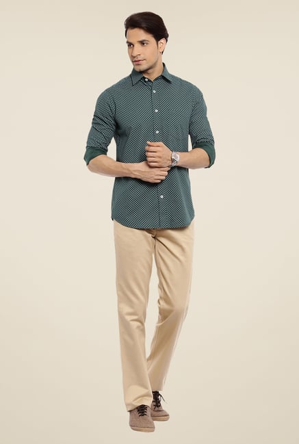 ColorPlus Dark Grey Printed Shirt ColorPlus Dark Grey Printed Shirt