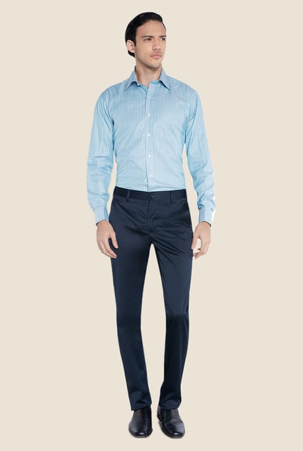 ColorPlus Blue Striped Shirt ColorPlus Blue Striped Shirt
