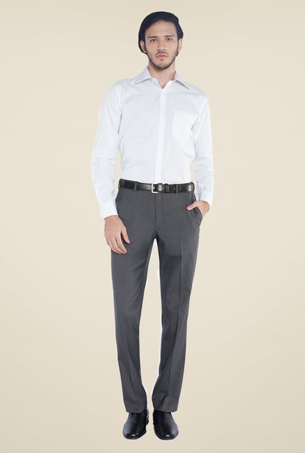 Park Avenue White Pin Striped Cotton Shirt Park Avenue White Pin Striped Cotton Shirt