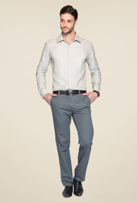 Park Avenue Grey Linen Shirt Park Avenue Grey Linen Shirt