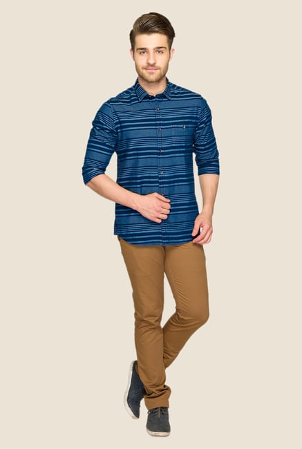 ColorPlus Indigo Striped Shirt ColorPlus Indigo Striped Shirt