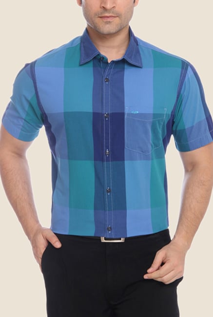 ColorPlus Blue Checks Shirt ColorPlus Blue Checks Shirt