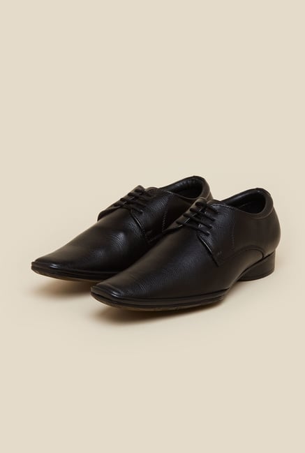 Metro Black Derby Leather Shoes Metro Black Derby Leather Shoes