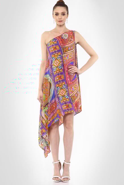 Preeti Kapoor Designer Wear One Shoulder Dress By Kimaya Preeti Kapoor Designer Wear One Shoulder Dress By Kimaya