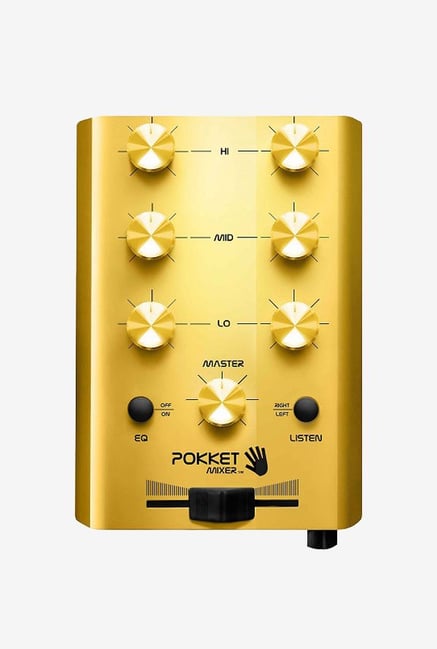 Pokketmixer Pm11Gol002 Mobile Mini Dj Mixer Speaker (Gold) Pokketmixer Pm11Gol002 Mobile Mini Dj Mixer Speaker (Gold)