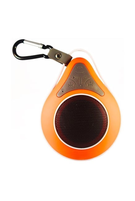 Vl Tech VLSPKYW2 Bluetooth Shower Speaker (Orange) Vl Tech VLSPKYW2 Bluetooth Shower Speaker (Orange)