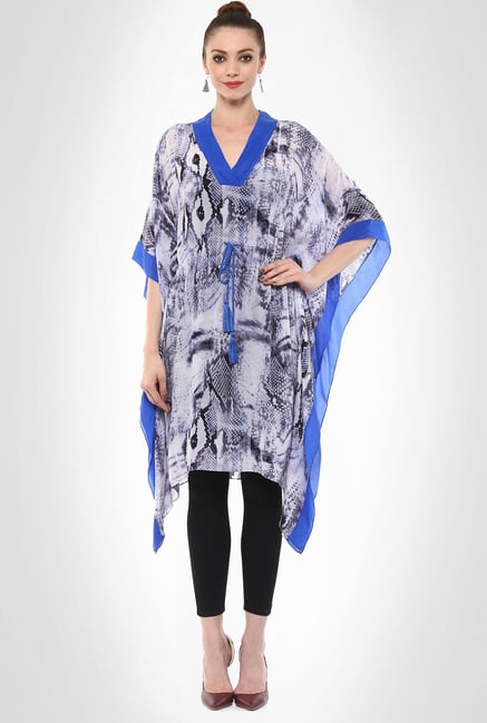 Rinku Dalmal Designer Wear Animal Print Tunic By Kimaya Rinku Dalmal Designer Wear Animal Print Tunic By Kimaya