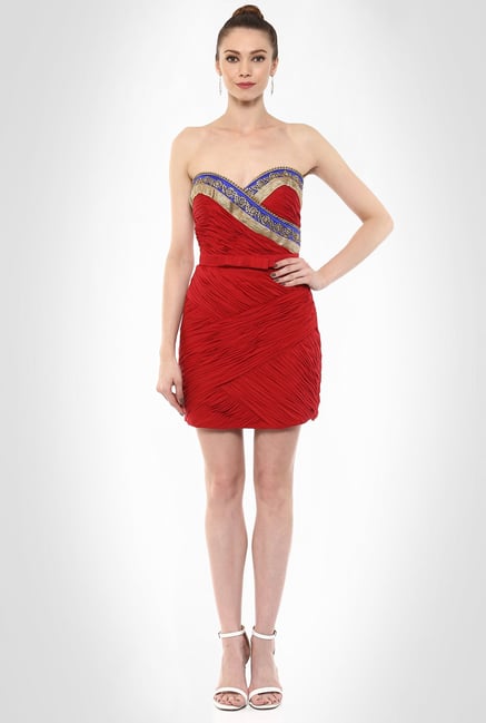 JuBy Mcdonald Designer Wear Embellished Dress By Kimaya JuBy Mcdonald Designer Wear Embellished Dress By Kimaya