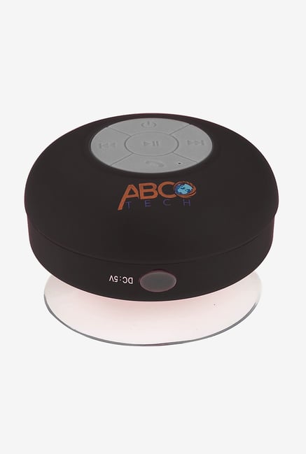 Abco Tech Water Resistant Bluetooth Shower Speaker (Black) Abco Tech Water Resistant Bluetooth Shower Speaker (Black)