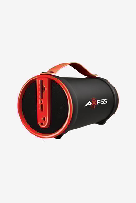 Axess SPBT1033 Bluetooth Hi-Fi Cylinder Loud Speaker (Red) Axess SPBT1033 Bluetooth Hi-Fi Cylinder Loud Speaker (Red)