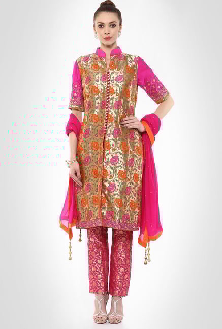Kshitija Rana Designer Wear Kurta Trouser Set By Kimaya Kshitija Rana Designer Wear Kurta Trouser Set By Kimaya