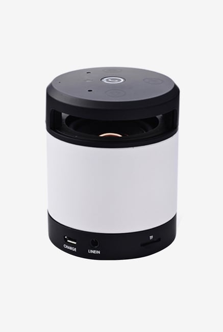 Jackscool Hand Gesture Recognition Bluetooth Speaker (White) Jackscool Hand Gesture Recognition Bluetooth Speaker (White)