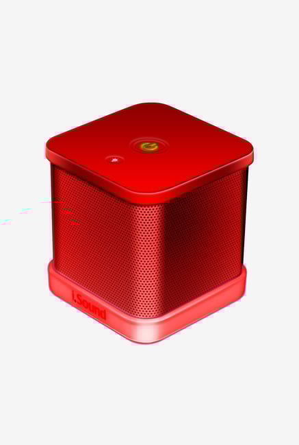 Isound 6208 Cube Speaker (Red) Isound 6208 Cube Speaker (Red)