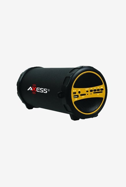 Axess SPBT1031 Bluetooth Hi-Fi Cylinder Loud Speaker Yellow Axess SPBT1031 Bluetooth Hi-Fi Cylinder Loud Speaker Yellow