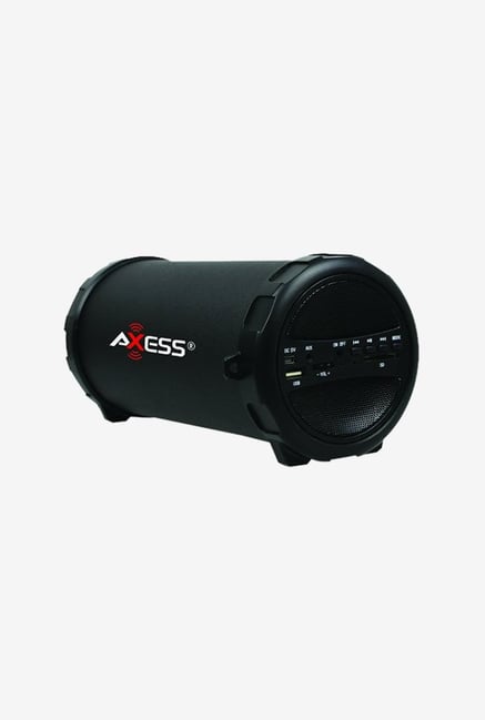 Axess SPBT1031 Bluetooth Hi-Fi Cylinder Loud Speaker (Black) Axess SPBT1031 Bluetooth Hi-Fi Cylinder Loud Speaker (Black)