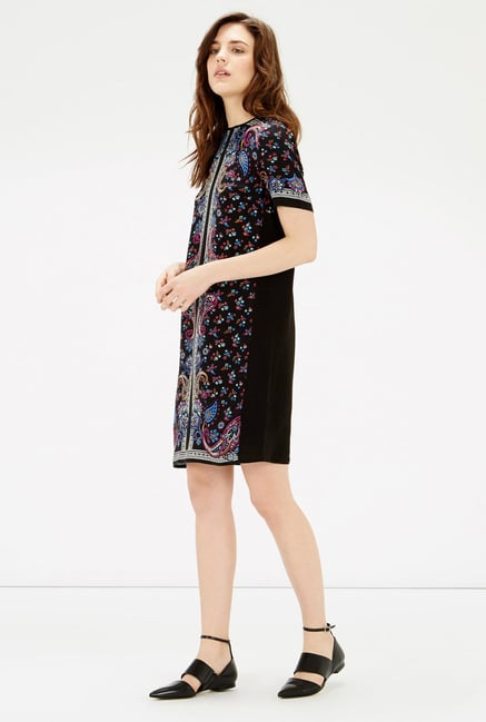 Warehouse Multicolor Paisley Shift Dress Warehouse Multicolor Paisley Shift Dress