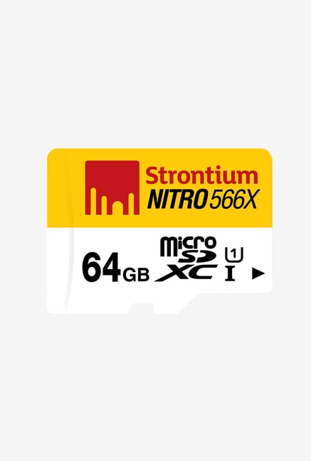 Strontium 64 GB 85MB/s Class 10 Nitro Micro SD Card Only Strontium 64 GB 85MB/s Class 10 Nitro Micro SD Card Only