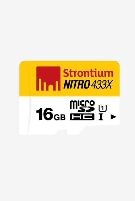 Strontium 16 GB 65MB/s Class 10 Nitro Micro SD Card Only Strontium 16 GB 65MB/s Class 10 Nitro Micro SD Card Only